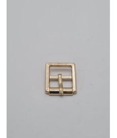 HEBILLA ZAMAK 12MM ORO ECOLÓGICO CUADRADA  RULO SIMULADO