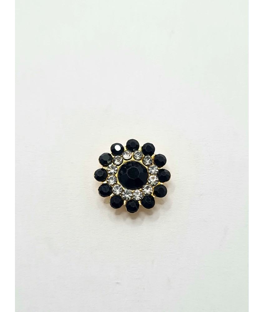 STRASS NEGRO 12MM