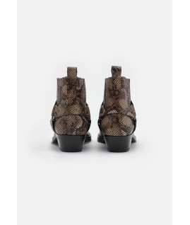 BOTINES COWBOY UNISEX PIEL SERPIENTE CON ESPUELA (TALLA 42)