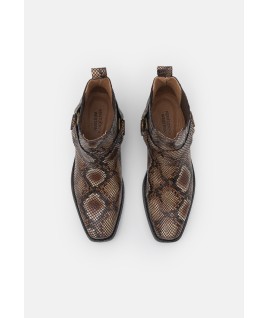 BOTINES COWBOY UNISEX PIEL SERPIENTE CON ESPUELA (TALLA 42)