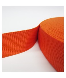 CINTA POLIPROPILENO 25MM NARANJA ALTA CALIDAD PARA MOCHILAS