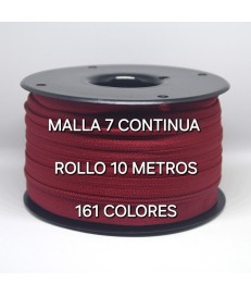 CREMALLERA CONTINUA NYLON MALLA 7 ( BLISTER 10 METROS )