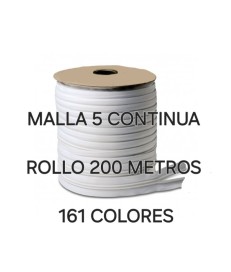 CREMALLERA CONTINUA NYLON MALLA 5 ( ROLLO 200 METROS )