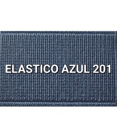 ELASTICO AZUL 201 LISO RECUBIERTO  (25 METROS)