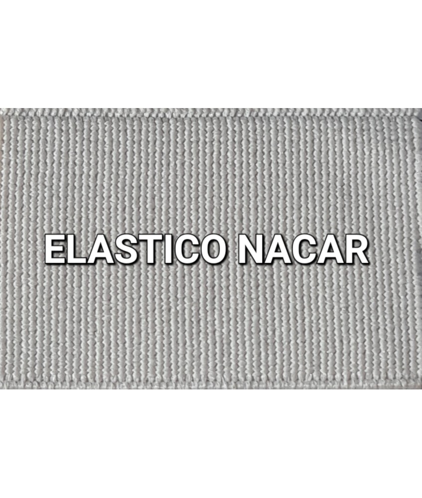 ELASTICO BEIG NACAR LISO RECUBIERTO  (25 METROS)