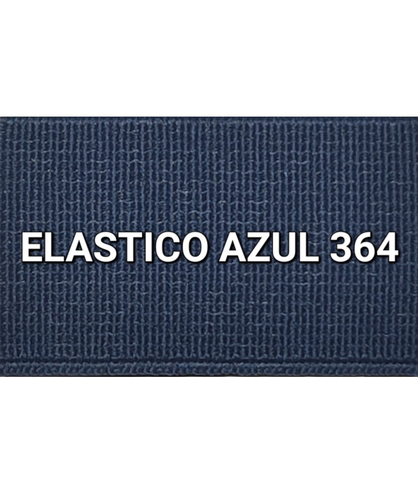 ELASTICO AZUL 364 LISO RECUBIERTO  (25 METROS)