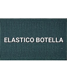 ELASTICO VERDE BOTELLA LISO RECUBIERTO (25 METROS)