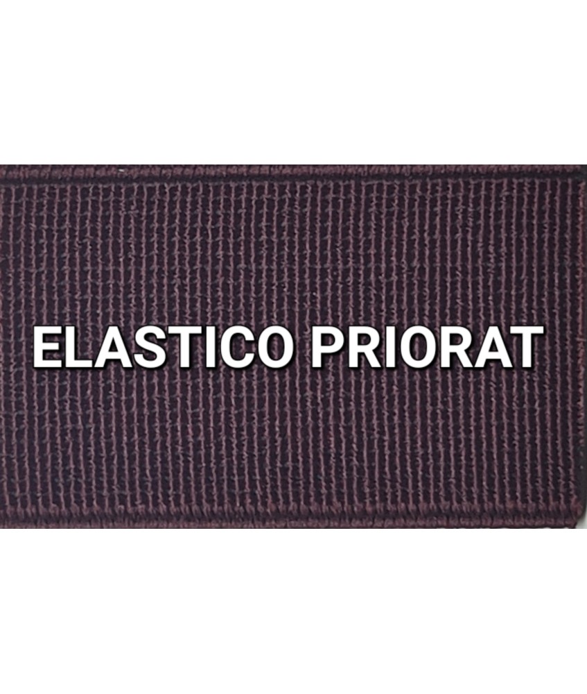 ELASTICO BURDEOS PRIORAT LISO RECUBIERTO (25 METROS)