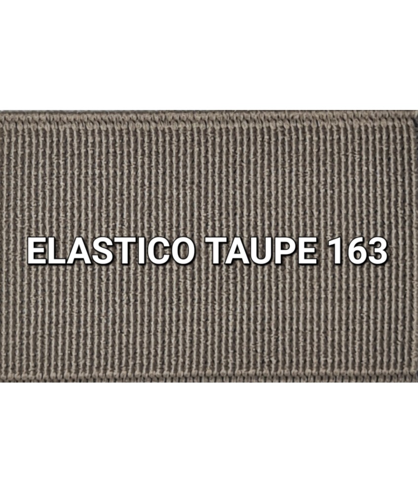 ELASTICO TAUPE MEDIO  LISO RECUBIERTO  (25 METROS)