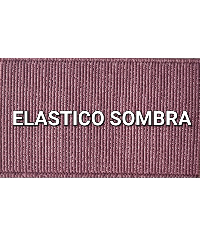 ELASTICO LILA SOMBRA LISO RECUBIERTO  (25 METROS)