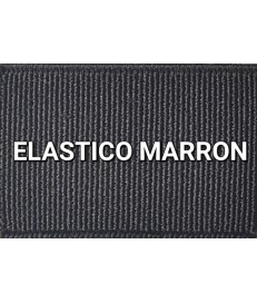 ELASTICO MARRON OSCURO LISO RECUBIERTO (25 METROS)