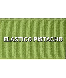 ELASTICO VERDE PISTACHO LISO RECUBIERTO (25 METROS)