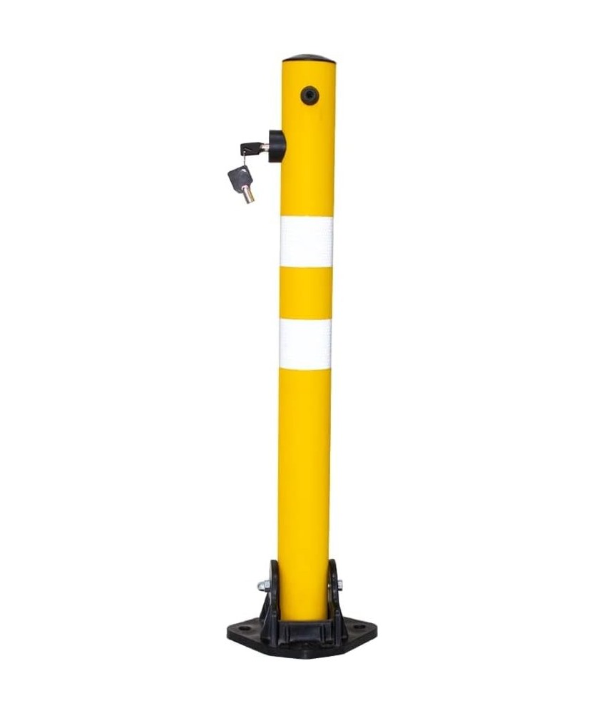 CEPO PARKING CON CERRADURA AMARILLO Ø60x5mm