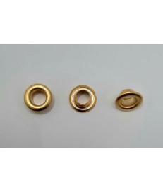 PACK OJALES 7.5MM HIERRO ORO FINO