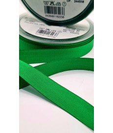 CINTA FALLA GROSS GRAIN 14MM VERDE ( 20 METROS )