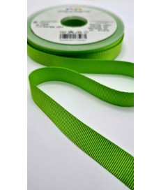 CINTA FALLA GROSS GRAIN 14MM VERDE RANA ( 20 METROS )