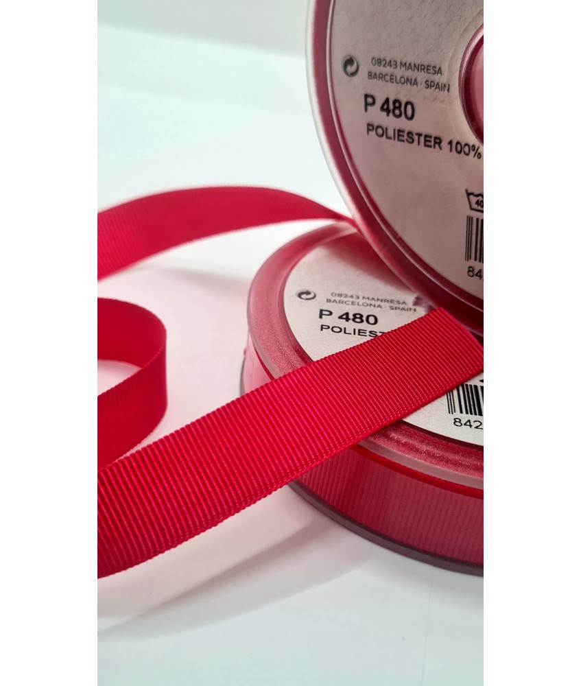 CINTA FALLA GROSS GRAIN 14MM FUXIA ( 20 METROS )