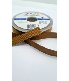 CINTA FALLA GROSS GRAIN 14MM TAUPE ( 20 METROS )