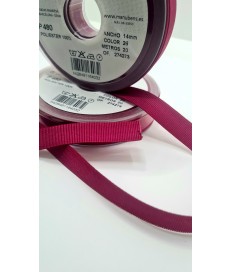 CINTA FALLA GROSS GRAIN 14MM MAGENTA ( 20 METROS )