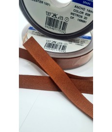CINTA FALLA GROSS GRAIN 14MM CUERO ( 20 METROS )