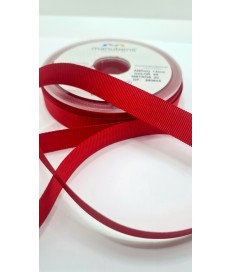 CINTA FALLA GROSS GRAIN 14MM ROJO VINO  ( 20 METROS )