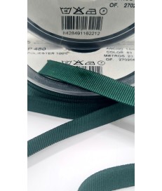 CINTA FALLA GROSS GRAIN 14MM VERDE ( 20 METROS )