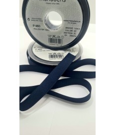 CINTA FALLA GROSS GRAIN 14MM MARINO ( 20 METROS )