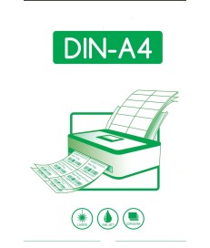 ETIQUETAS ADHESIVAS BLANCAS DIN-A4 (CAJA 500 HOJAS)