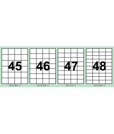 ETIQUETAS ADHESIVAS BLANCAS DIN-A4 (CAJA 500 HOJAS)
