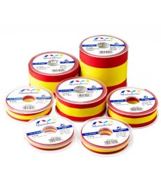 CINTA POLIESTER 6MM BANDERA ESPAÑA ( 25 METROS )