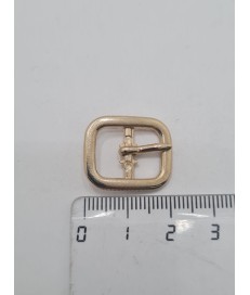 PACK HEBILLAS ZAMAK 12MM ORO CUADRADAS (50 UNID)