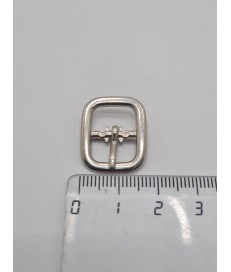 PACK HEBILLAS ZAMAK 12MM PLATA CUADRADA (50 UNID)