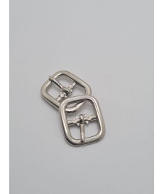 PACK HEBILLAS ZAMAK 12MM PLATA CUADRADA (50 UNID)