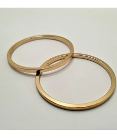 ANILLA REDONDA ZAMAK 70MM PLANA ORO TENUE