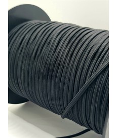 CORDON ELASTICO ITALIANO 3MM NEGRO