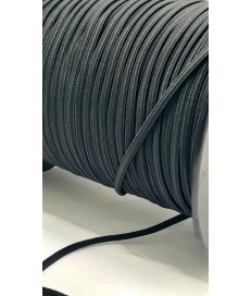 CORDON ELASTICO ITALIANO 3MM NEGRO