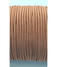 CORDON ELASTICO ITALIANO 3MM CUERO