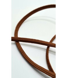 CORDON ELASTICO ITALIANO 3MM CUERO