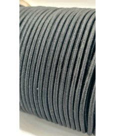 CORDON ELASTICO REDONDO 5MM NEGRO