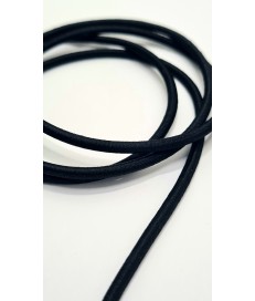 CORDON ELASTICO REDONDO 5MM NEGRO