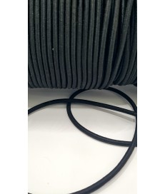 CORDON ELASTICO REDONDO 5MM NEGRO
