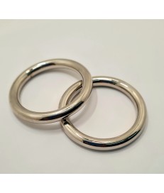 ANILLA REDONDA ZAMAK 62MM HILO 7.7MM DORADO ECOLÓGICO