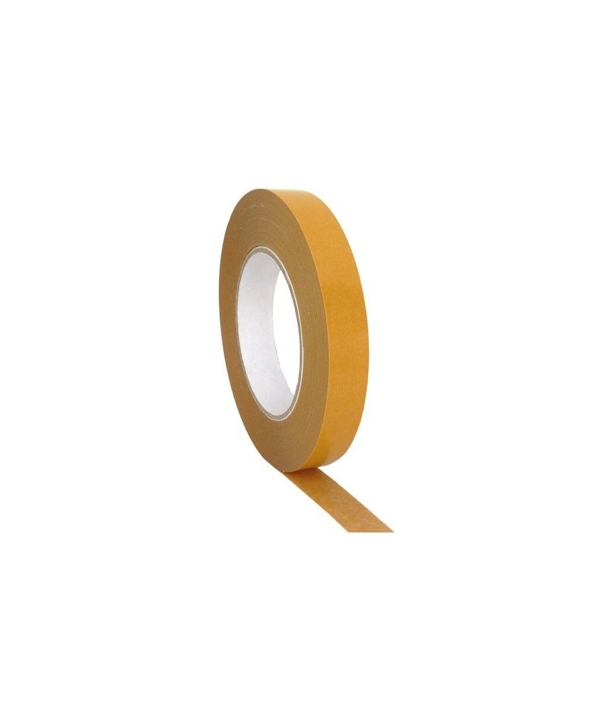 CINTA DOBLE CARA  12MM – IDEAL PARA ROTULACIÓN, MANUALIDADES Y MONTAJES