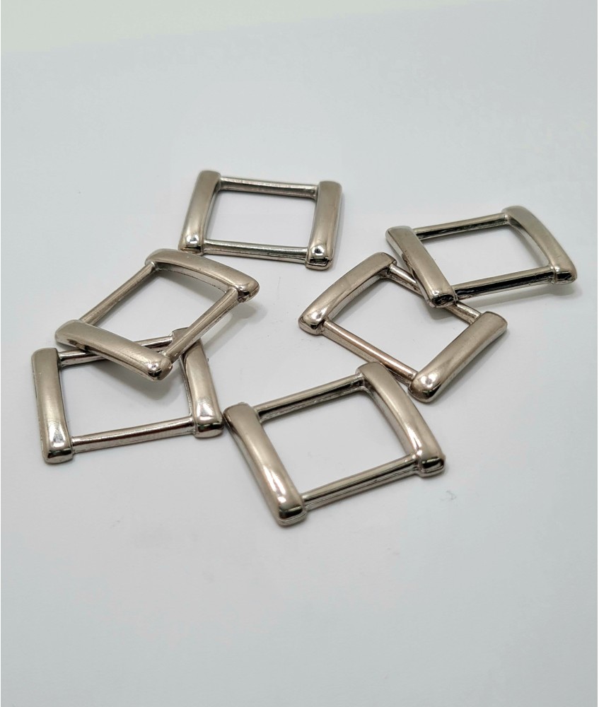 PACK ANILLA CUADRADA ZAMAK  18MM NIQUELADA