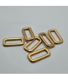 PACK ANILLA RECTANGULAR REDONDEADA ZAMAK 20MM DORADA