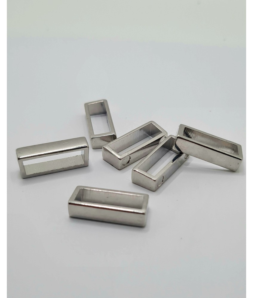 PACK PASADOR RECTANGULAR ZAMAK  20MM NIQUELADO
