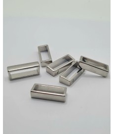 PACK PASADOR RECTANGULAR ZAMAK  20MM NIQUELADO