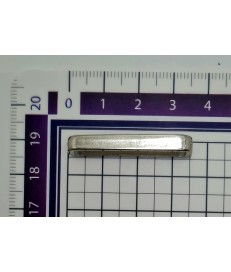 PACK PASADOR RECTANGULAR REDONDEADO ZAMAK 30MM NIQUELADO