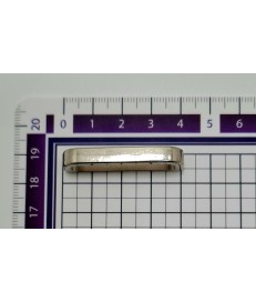 PACK PASADOR RECTANGULAR REDONDEADO ZAMAK 30MM NIQUELADO