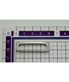 PACK PASADOR RECTANGULAR REDONDEADO ZAMAK 30MM NIQUELADO
